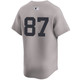 Men's New York Yankees Nike Oscar Gonzalez Road Limited Player Jersey