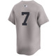 Men's New York Yankees Nike Mickey Mantle Road Limited Player Jersey