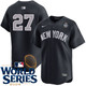 Men's New York Yankees NIKE Giancarlo Stanton Alternate Road Limited Player World Series Jersey