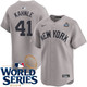 Men's New York Yankees NIKE Tommy Kahnle Road Limited World Series Jersey