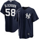 Men's New York Yankees NIKE® Paul Blackburn Alternate Navy Jersey at SportsWorldNewYork