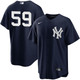 Men's New York Yankees NIKE® Jake Bird Alternate Navy Player Jersey at SportsWorldNewYork