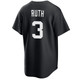 Men's New York Yankees NIKE® Babe Ruth Black Jersey at SportsWorldNewYork