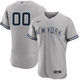 Men's New York Yankees Nike Road Custom Authentic Jersey