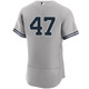 Men's New York Yankees Nike Frankie Montas Road Authentic Jersey