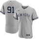 Men's New York Yankees Nike Oswald Peraza Road Authentic Jersey