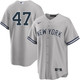 Men's New York Yankees Nike Frankie Montas Road Player Jersey