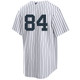 Kids New York Yankees Nike Albert Abreu Home Player Jersey