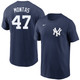 Men's New York Yankees Nike Frankie Montas Navy T-Shirt