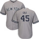 Men's New York Yankees Majestic Gerrit Cole Road Jersey