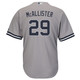 Men's New York Yankees Majestic Zach McAllister Road Jersey