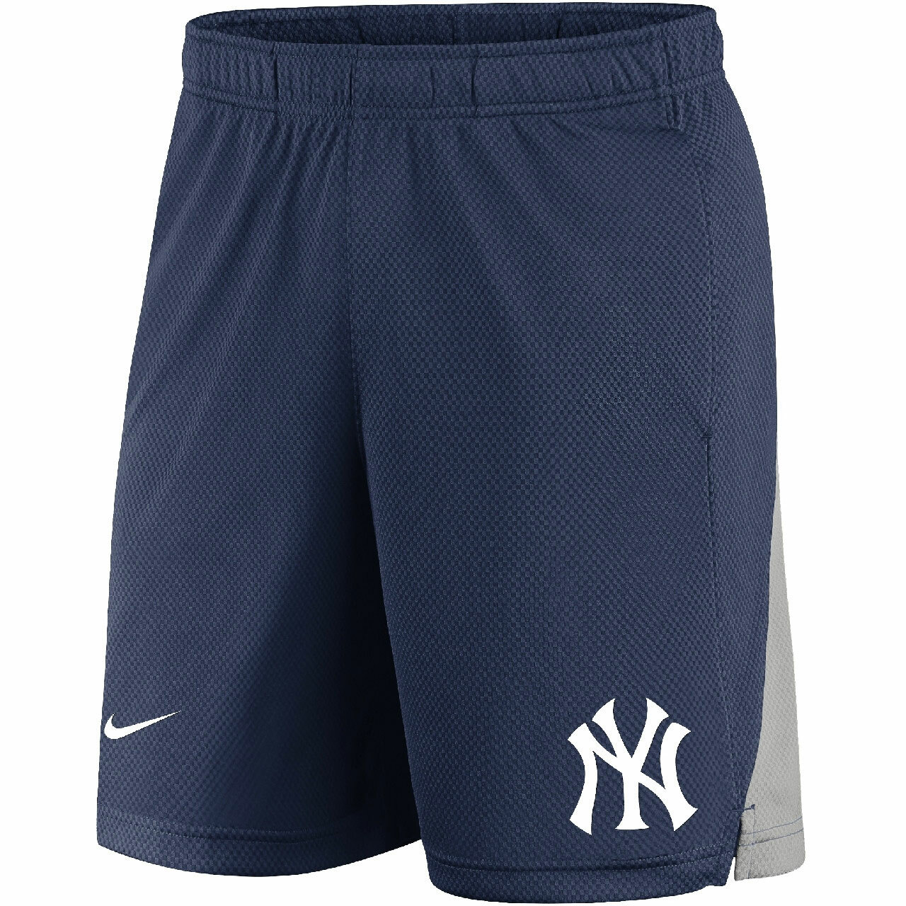 Nike Women's Navy New York Yankees Logo Fade High Neck Performance