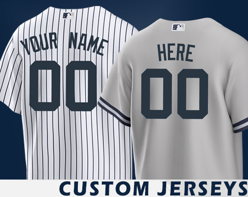 New york yankees custom jersey sales