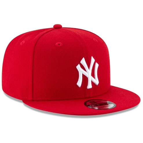 Men's New York Yankees New Era Scarlet 9FIFTY Snapback Hat