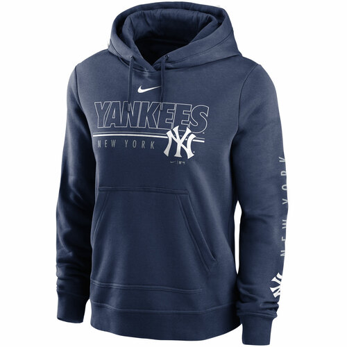 New York Yankees Jacket Mens Medium Nike Full Zip Blue