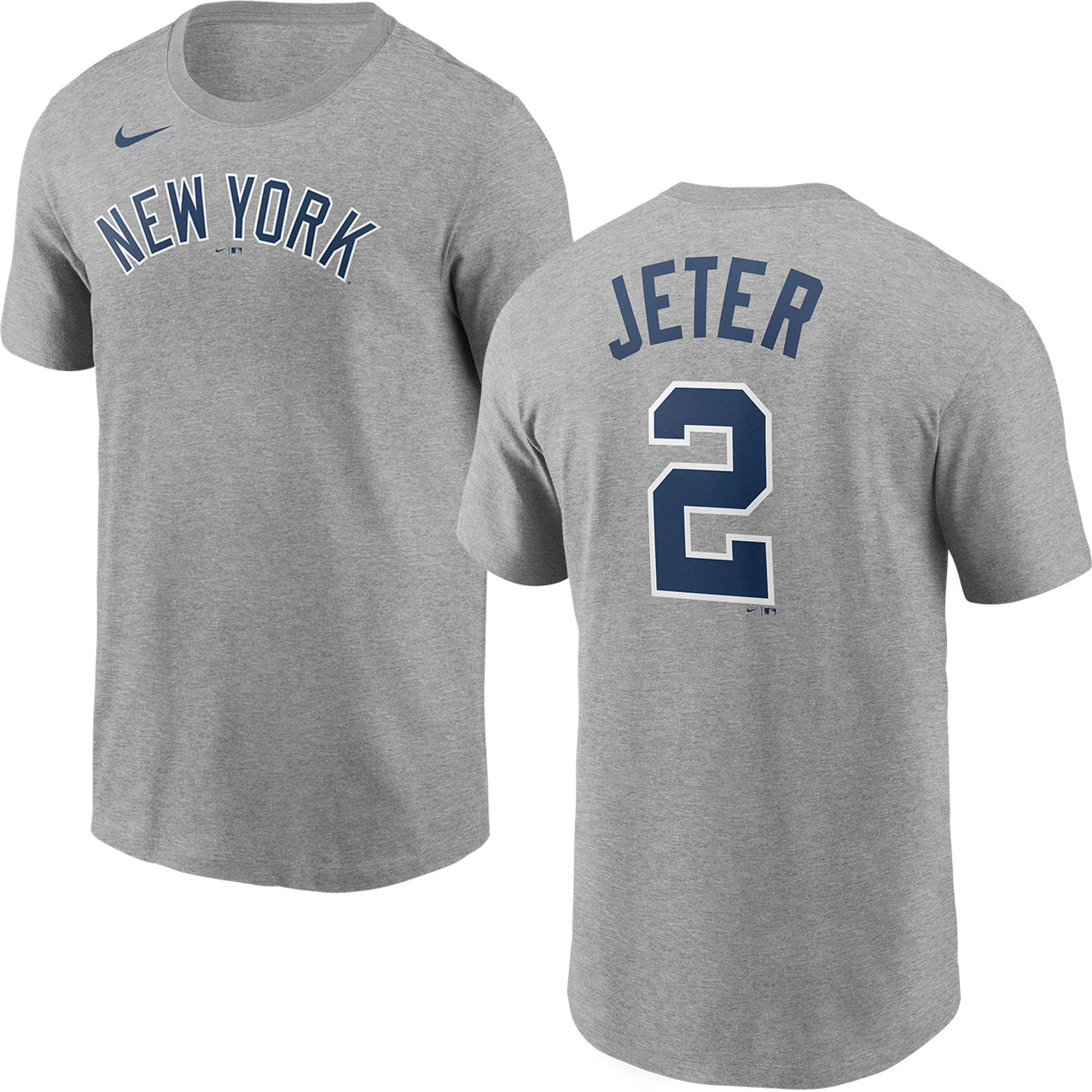 Nike, Shirts, Derek Jeter Jersey 3xl New Mlb New York Yankees Gray