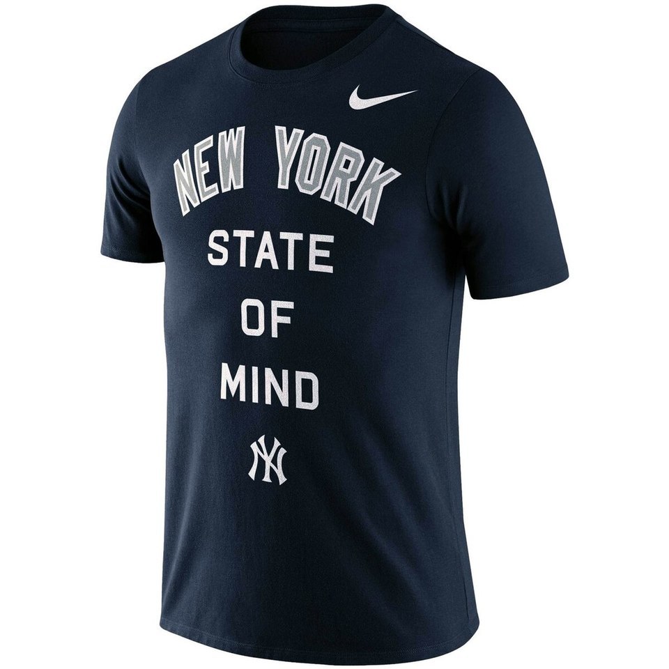 Men's Nike Yogi Berra New York Yankees Cooperstown Collection Navy  Pinstripe Jersey