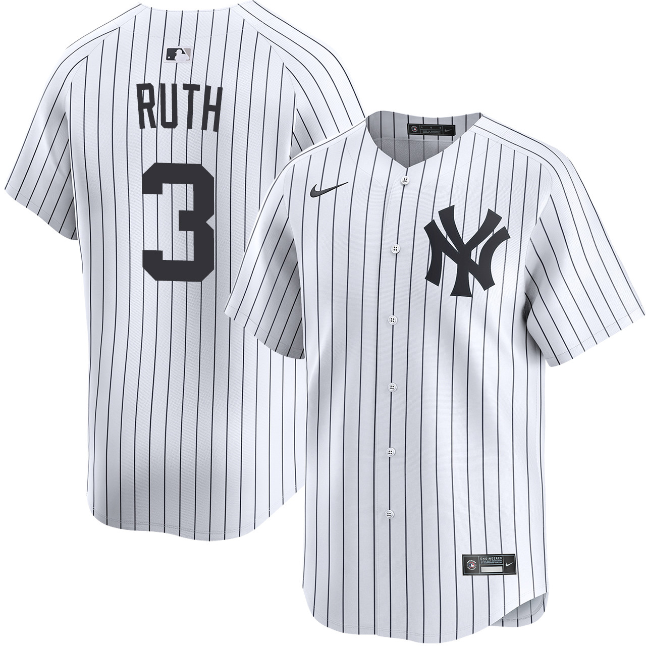ベーブルース　ROTH ユニフォーム 3 　ヤンキース　maid in usa Babe Ruth Yankees Jerseys | Official Nike #3 | Sports World New York