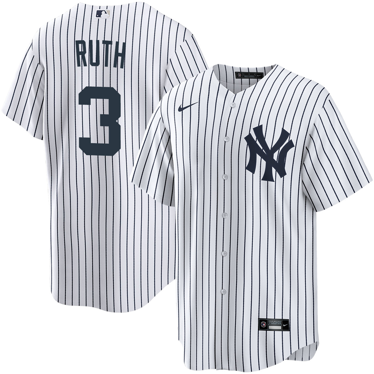 Buy Babe Ruth Yankees Jersey | Official Nike #3 | Sports World New