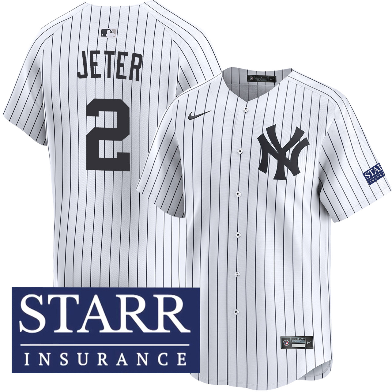 Derek Jeter Yankees Jerseys | Official Nike #2 | Sports World New York