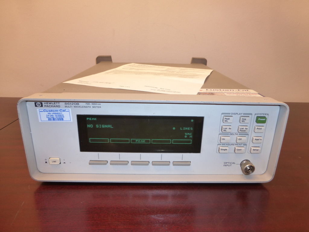 Tête Optique HP Agilent 81521B 900-1700 Nm + Accessoires - Occasion Testée Et Fonctionnelle