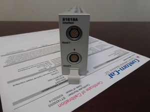 Agilent 81619A Dual Optical Head Interface Module 8163 8164 8166 - CALIBRATED!