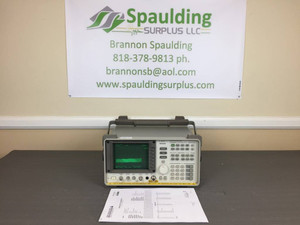 Agilent HP 8563E 30 Hz - 26.5 GHz Spectrum Analyzer w/ Option 006 - CALIBRATED!