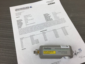 Anritsu MA2444D 10 MHz to 40 GHz (67 dBm to 20 dBm) Power Sensor - CALIBRATED!