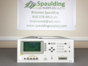 Agilent / HP 4285A 75 kHz - 30 MHz Precision LCR Meter 001/002/301 - CALIBRATED