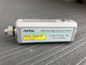 Anritsu MA2445A 10 MHz - 50 GHz (-67 dBm to +20 dBm) Power Sensor - CALIBRATED!