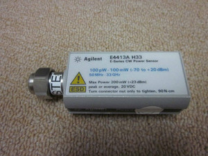 Agilent Keysight E4413A H33 50 MHz - 33 GHz Dynamic Range Power Sensor CAL'D