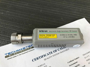 Anritsu Wiltron MA2442A 10MHz - 18GHz (-67 to +20 dBm) Power Sensor - CALIBRATED