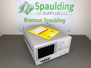 Agilent 4294A 40Hz - 110MHz Impedance Analyzer with Opt 1D5 & Fresh Calibration!