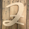 Wooden Letters Unfinished MDF-Z