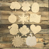 Seasonal Shapes from 24'' HOME Kit and 22" Shiplap Kit, Paint by Line, Cutout