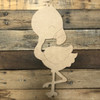 New Tiny Flamingo Cutout, Unfinished Wall Decor Paint by Line
