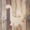 Long Neck Dinosaur Cutout, Unfinished Wall Decor Paint by Line