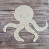 Octopus, Paint by Line, Wood Craft Cutout