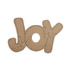 Joy Words & Holly Berries (3-piece set), Paint by Line, Wooden Craft Cutout