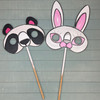 Photo Booth Prop, Bunny Mask, Unfinished Craft Product