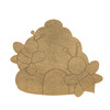 Bee in Hive Paint by Line, Unfinished Craft Shape