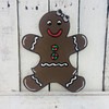 Gingerbread Girl, Paint by Line,  Christmas Shape, Unfinished Craft Shape
