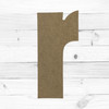 Impact Lowercase, Uppercase Unfinished Craft Wooden Letters