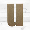 Impact Lowercase, Uppercase Unfinished Craft Wooden Letters