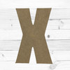 Impact Lowercase, Uppercase Unfinished Craft Wooden Letters