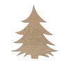 Merry Christmas Tree, Paint by Line, Christmas  Shape, Unfinished Craft Shape