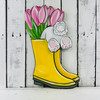 Finished bunny in rain boots