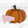 finished Pumpkin with Pig