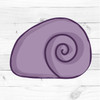 Snail Seashell, Nautical Shape, Paint By Line, Unfinished Wood Craft Shape