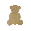Unfinished Bear with Heart